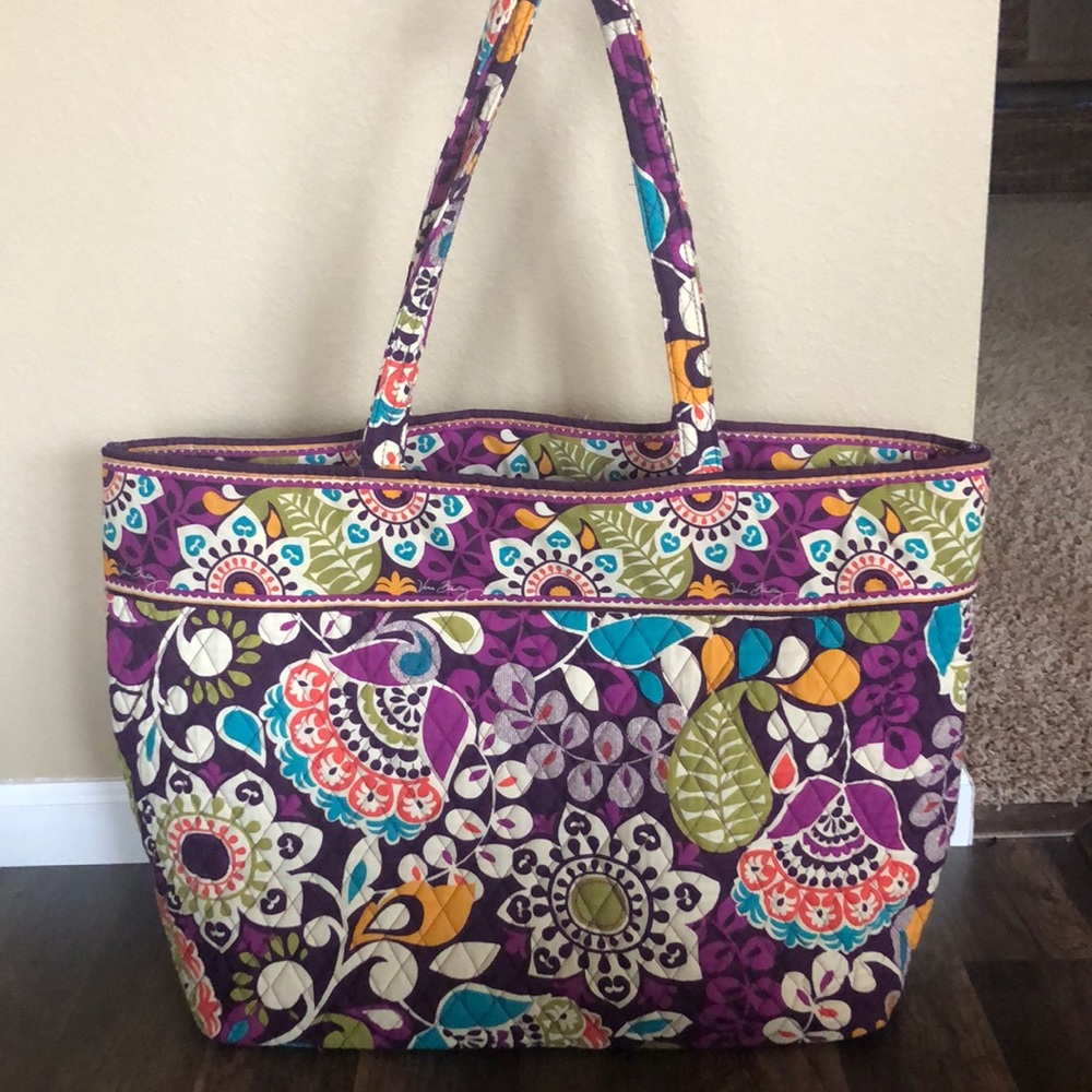 vera bradley tote bag like new